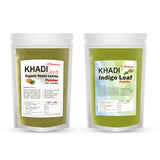 Khadi Omorose Henna & Indigo Powder Combo – 100% Natural Hair Color (100g + 100g)