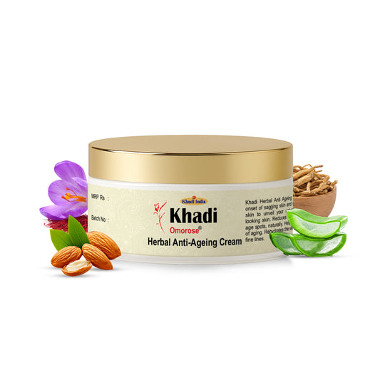 Khadi Omorose Anti Ageing Cream With Eternal Youth Formula, 50Gm