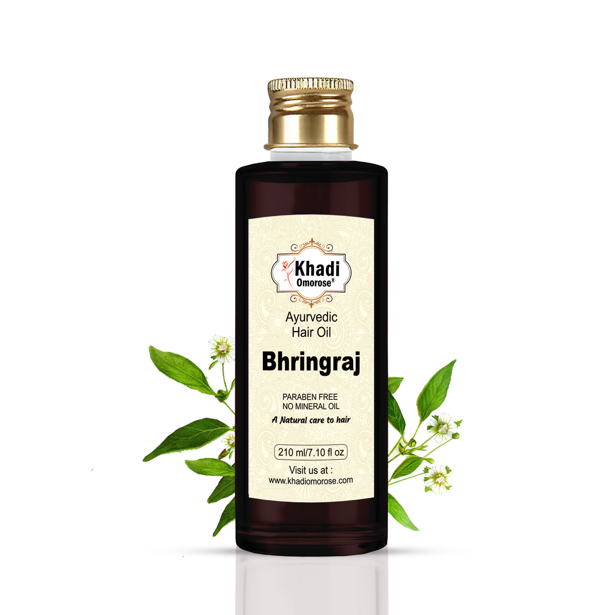 Khadi Ayurvedic Bhringraj Hair Oil – For Hair Strength & Scalp Wellness