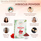 Khadi Omorose Hibiscus Flower Powder | 200 Grams |Fights Dandruff, Adds Shine, Anti-Ageing Benefits, Exfoliates, Hydrates, Moisturizes |100% Natural, Chemical-Free for Hair & Skin Care