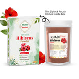 Khadi Omorose Hibiscus Flower Powder | 200 Grams |Fights Dandruff, Adds Shine, Anti-Ageing Benefits, Exfoliates, Hydrates, Moisturizes |100% Natural, Chemical-Free for Hair & Skin Care