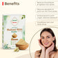 Khadi Omorose Multani Mitti Powder for Hair and Skin Care | 200 Grams | 100% & Pure & natural | Soft & Glowing Skin | Exfoliator | Softner | Nourishment | Fuller's Earth | Resealable Zipper Pouch pack