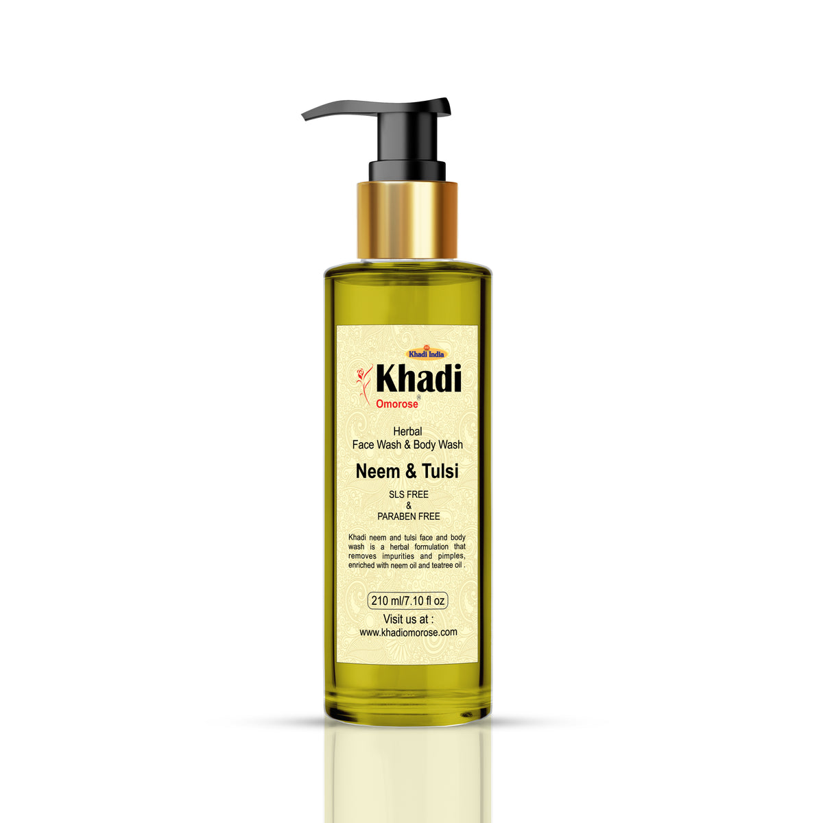 Khadi Omorose Neem & Tulsi Face & Body Wash – 200ml