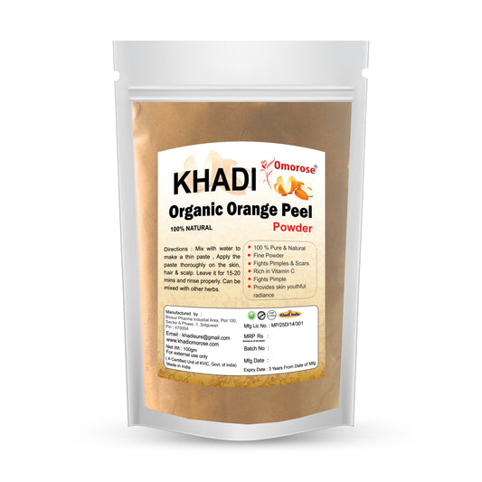 Khadi Omorose Orange Peel Powder For Natural Cleanser (100 Gms)