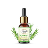 Khadi Omorose Rosemary Essential Oil, Pure Natural Undiluted, for Hair Growth, Skin Care, Hair Fall Control, 12 ml