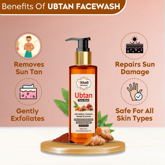 Khadi Omorose Ubtan Face Wash – 200ml