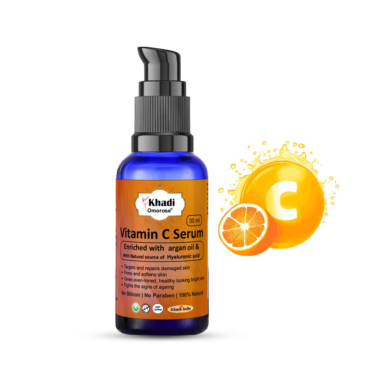 Khadi Omorose Vitamin C Serum – Enriched with Argan Oil