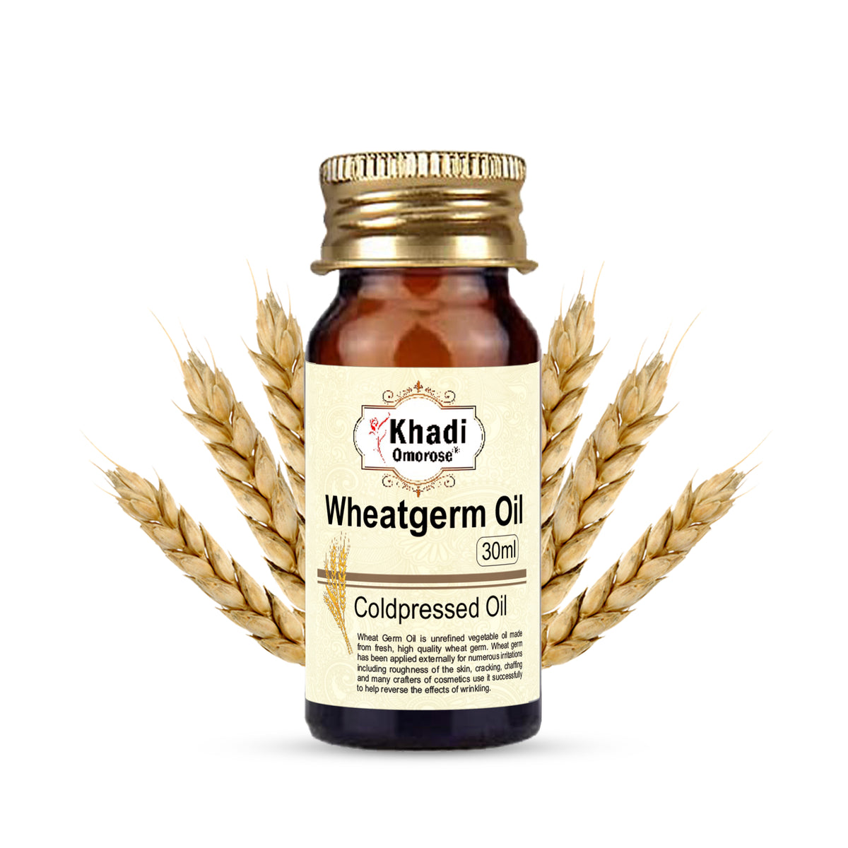Khadi Omorose Wheatgerm Oil (Cold Pressed, 100% Natural) – 30ml